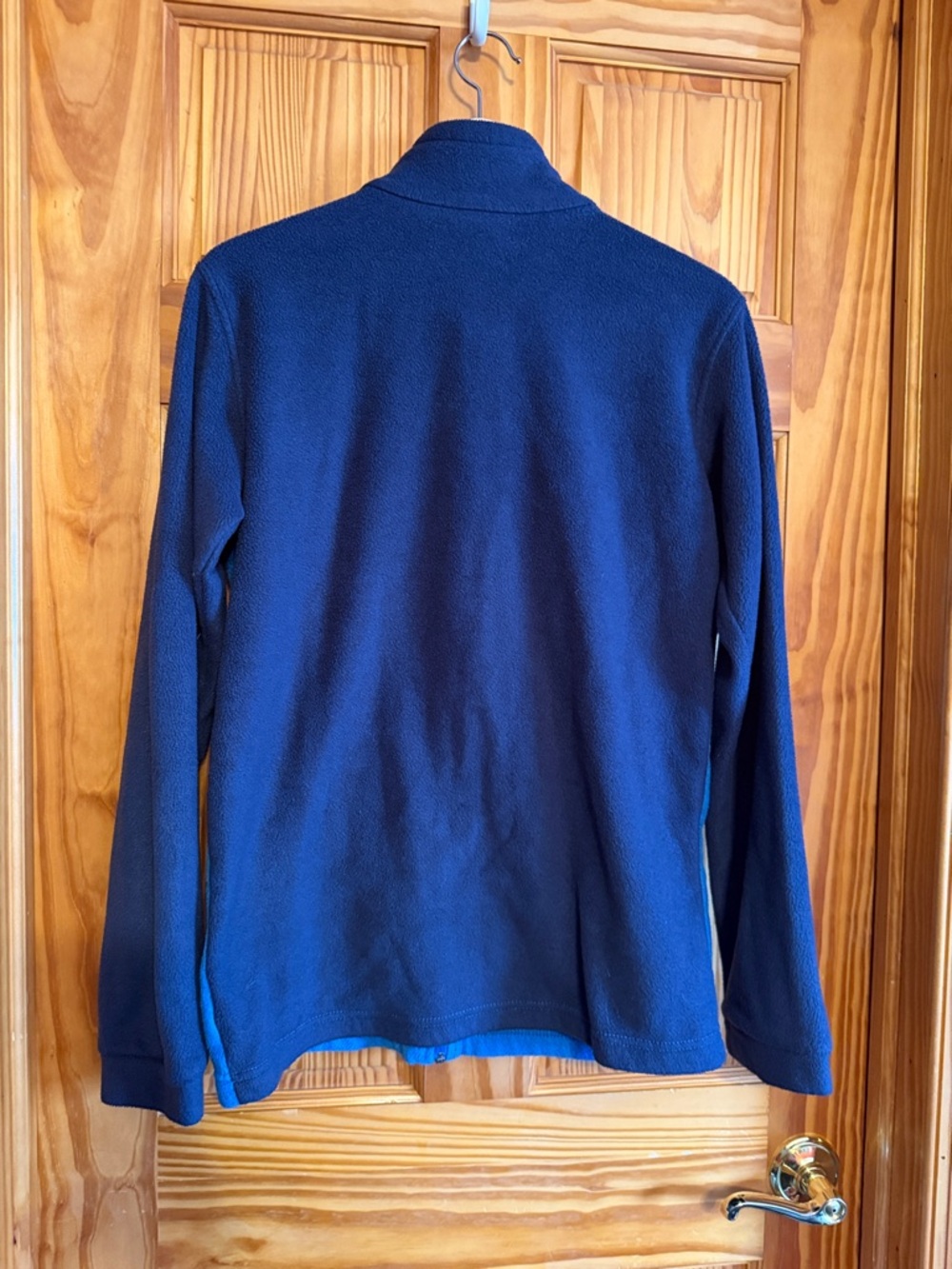 Columbia Navy and Bright Blue Full-Zip Fleece Jacket - Picture 7 of 7